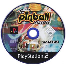 Cartridge artwork for Gottlieb Pinball Classics on the Sony Playstation 2.