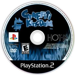 Cartridge artwork for Graffiti Kingdom on the Sony Playstation 2.