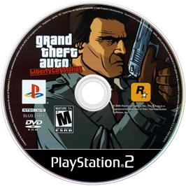 Cartridge artwork for Grand Theft Auto - Liberty City Stories on the Sony Playstation 2.