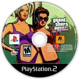 Cartridge artwork for Grand Theft Auto - Vice City Stories on the Sony Playstation 2.
