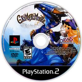 Cartridge artwork for Grimgrimoire on the Sony Playstation 2.