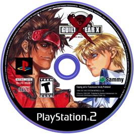 Cartridge artwork for Guilty Gear X on the Sony Playstation 2.