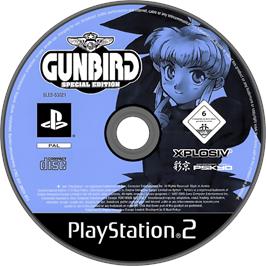 Cartridge artwork for Gunbird Special Edition on the Sony Playstation 2.