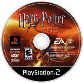 Cartridge artwork for Harry Potter And The Goblet Of Fire on the Sony Playstation 2.