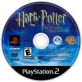 Cartridge artwork for Harry Potter and the Prisoner of Azkaban on the Sony Playstation 2.