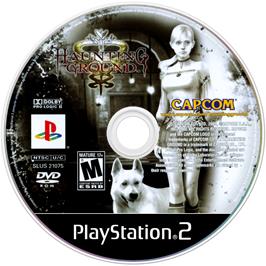 Cartridge artwork for Haunting Ground on the Sony Playstation 2.