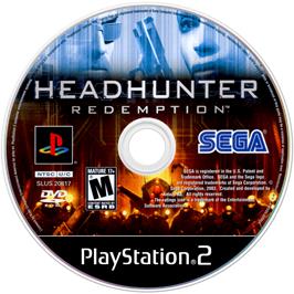 Cartridge artwork for Headhunter - Redemption on the Sony Playstation 2.