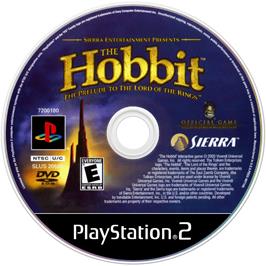 Cartridge artwork for Hobbit ,The on the Sony Playstation 2.