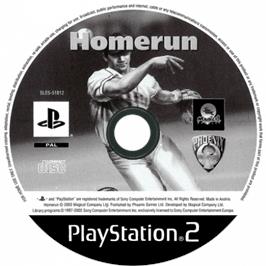 Cartridge artwork for Home Run on the Sony Playstation 2.