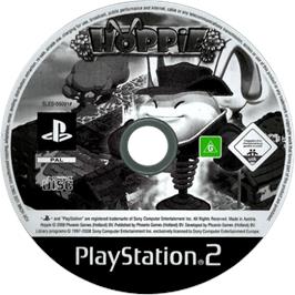 Cartridge artwork for Hoppie on the Sony Playstation 2.
