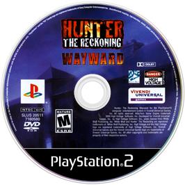 Cartridge artwork for Hunter - The Reckoning - Wayward on the Sony Playstation 2.