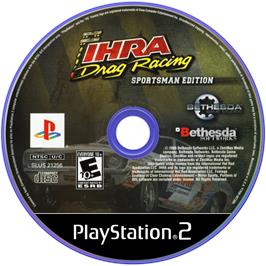 Cartridge artwork for Ihra Drag Racing - Sportsman Edition on the Sony Playstation 2.
