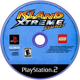 Cartridge artwork for Island Xtreme Stunts on the Sony Playstation 2.