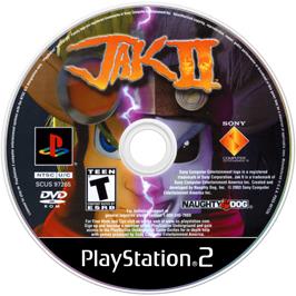 Cartridge artwork for Jak 2 - Renegade on the Sony Playstation 2.