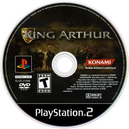 Cartridge artwork for King Arthur on the Sony Playstation 2.