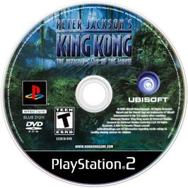 Cartridge artwork for King Kong on the Sony Playstation 2.
