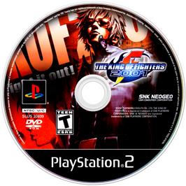 Cartridge artwork for King Of Fighters 2001, The on the Sony Playstation 2.