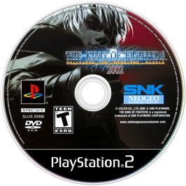 Cartridge artwork for King Of Fighters 2002, The on the Sony Playstation 2.
