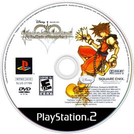 Cartridge artwork for Kingdom Hearts Re - Chain Of Memories on the Sony Playstation 2.