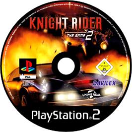 Cartridge artwork for Knight Rider 2 - The Game on the Sony Playstation 2.