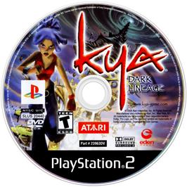 Cartridge artwork for Kya - Dark Lineage on the Sony Playstation 2.
