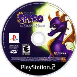 Cartridge artwork for Legend Of Spyro - The Eternal Night, The on the Sony Playstation 2.