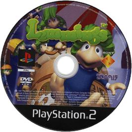Cartridge artwork for Lemmings on the Sony Playstation 2.