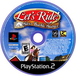 Cartridge artwork for Let's Ride! Silver Buckle Stables on the Sony Playstation 2.