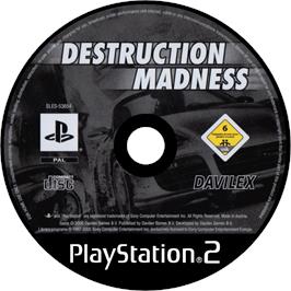 Cartridge artwork for London Racer - Destruction Madness on the Sony Playstation 2.