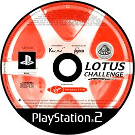 Cartridge artwork for Lotus Challenge on the Sony Playstation 2.
