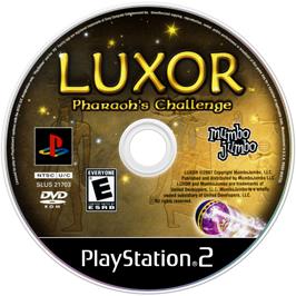 Cartridge artwork for Luxor Pharaoh's Challenge on the Sony Playstation 2.