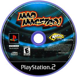Cartridge artwork for Mad Maestro on the Sony Playstation 2.