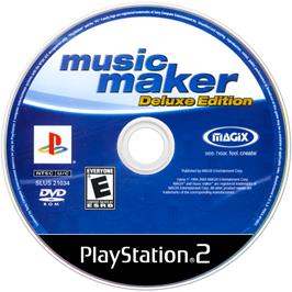 Cartridge artwork for Magix Music Maker on the Sony Playstation 2.