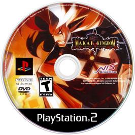 Cartridge artwork for Makai Kingdom - Chronicles Of The Sacred Tome on the Sony Playstation 2.