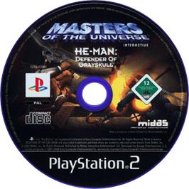 Cartridge artwork for Masters Of The Universe - He-man - Defender Of Grayskull on the Sony Playstation 2.
