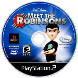 Cartridge artwork for Meet the Robinsons on the Sony Playstation 2.