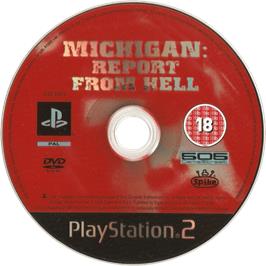 Cartridge artwork for Michigan - Report From Hell on the Sony Playstation 2.