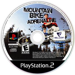 Cartridge artwork for Mountain Bike Adrenaline Featuring Salomon on the Sony Playstation 2.