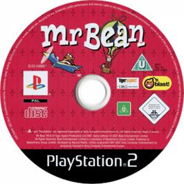 Cartridge artwork for Mr. Golf on the Sony Playstation 2.