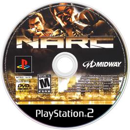 Cartridge artwork for Narc on the Sony Playstation 2.