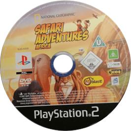 Cartridge artwork for National Geographic - Safari Adventures Africa on the Sony Playstation 2.