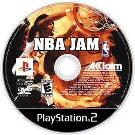 Cartridge artwork for Nba Jam on the Sony Playstation 2.