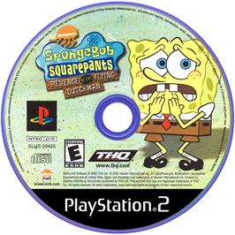 Cartridge artwork for Nickelodeon Spongebob Squarepants - Revenge Of The Flying Dutchman on the Sony Playstation 2.