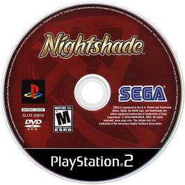 Cartridge artwork for Nightshade on the Sony Playstation 2.