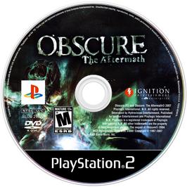 Cartridge artwork for Obscure 2 on the Sony Playstation 2.