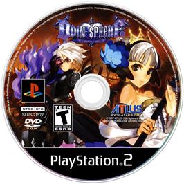Cartridge artwork for Odin Sphere on the Sony Playstation 2.