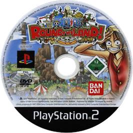 Cartridge artwork for One Piece - Round The Land! on the Sony Playstation 2.