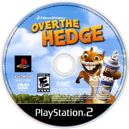 Cartridge artwork for Over The Hedge on the Sony Playstation 2.