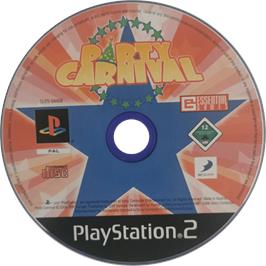 Cartridge artwork for Party Carnival on the Sony Playstation 2.