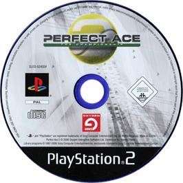 Cartridge artwork for Perfect Ace 2 - The Championships on the Sony Playstation 2.